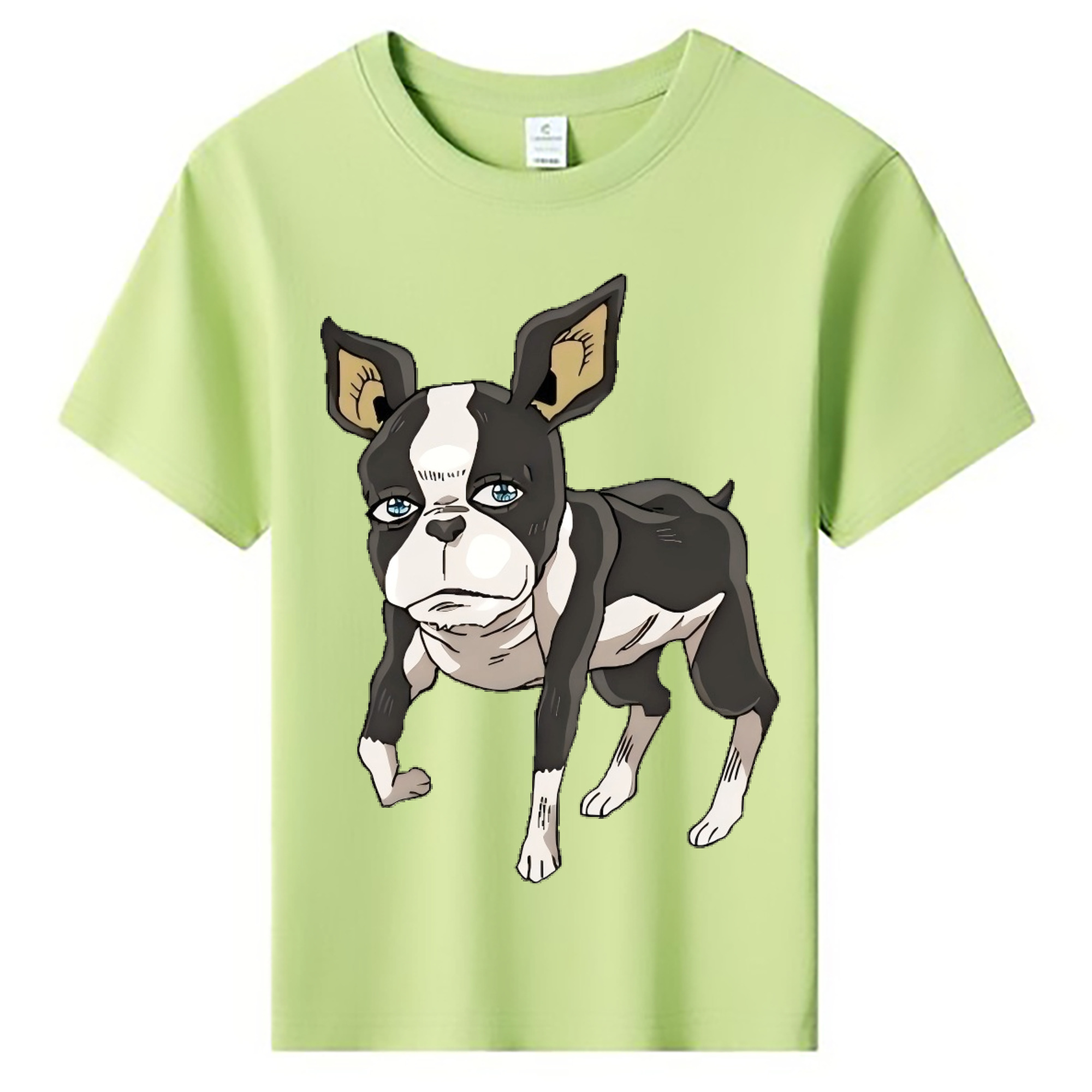 （画像用） ジョジョの奇妙な冒険 イギー JoJo's Bizarre Adventure Iggy 綿100％キッズTシャツ（フロントプリント）